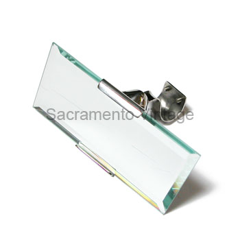 [04193] INSIDE MIRROR- OPEN CARS / CLAMP ON stainless 6"