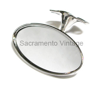 [06946-1] MIRROR- INSIDE W/OVAL STAINLESS HEAD 1940 CLOSED CARS