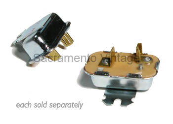 [08057] Instrument Cluster Voltage Regulator - 1957-66 Ford Truck, 1966-77 Ford Bronco, 1960-66 Ford Car / solid state Push On Terminals