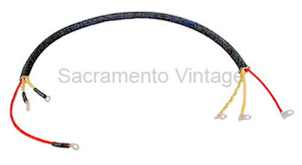 [00669] INSTRUMENT PANEL HARNESS-  3-WIRE / TERMINALS ARE CRIMP-SOLDER 1928-31