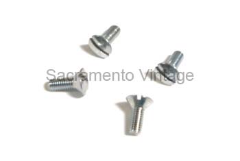 [00596] INSTRUMENT PANEL SCREW SET - CHROME W/ #12 HEADS 1930-31