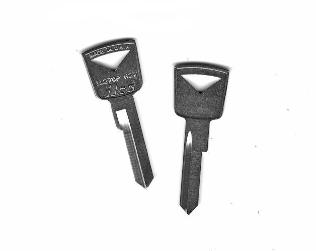 [07838-1] KEY BLANK- IGNITION/DOOR-  REPLACEMENT (sold each) 1953-64