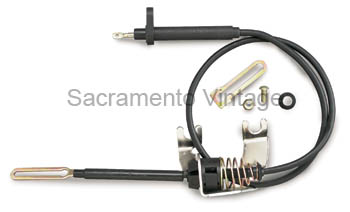 [13486] KICK DOWN CABLE KIT- black T-350 LOKAR