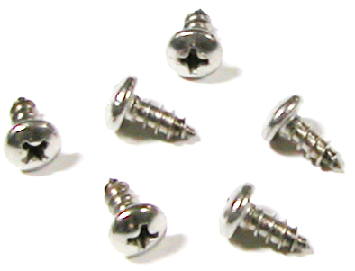 [08315-7] KICK PANEL RETAINER SCREWS SS 1953-56