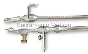 [13485-10] KICKDOWN CABLE KIT- stainless FORD FMX