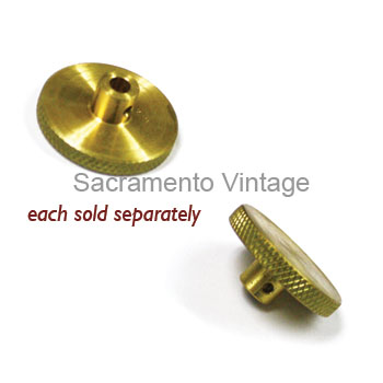 [03774-5] KNOB ONLY- CARBURETOR CONTROL ROD 1909-16 BRASS