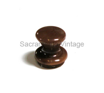 [05954-74] L/KNOB-DLX. RED BROWN (O) 1936