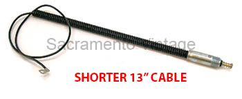 [00606-6] IGNITION SWITCH LARGE CABLE & WIRE - SHORTER Version   13" long housing  (easier install) 1928-31
