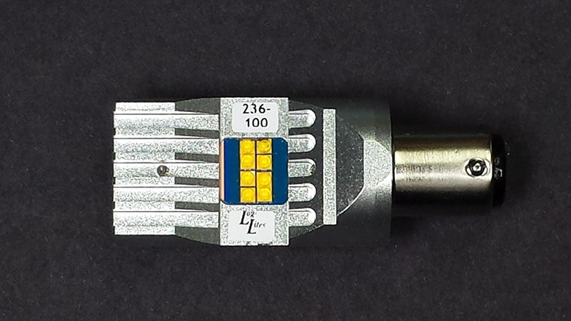 [00688-LED] LED HEADLAMP BULB-  6-8-12 VOLT POSITIVE or NEGATIVE GROUND  1928-34 USE W/ GENERATOR OR ALT