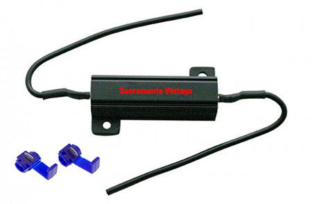 [00728-12] L-E-D LOAD RESISTOR- 6-12 VOLT  / 6 OHM  / REQUIRED FOR EACH LED LAMP / 50W