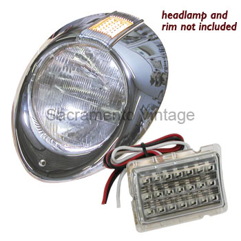 [06071-LED] LED PARKING LAMP  1940 PASSENGER 1940-41 PICKUP WITH TURN SIGNAL