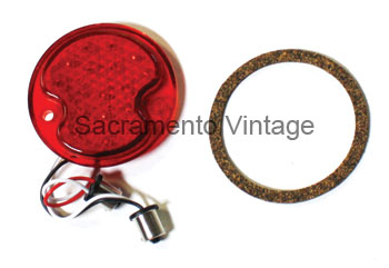 [06125-2-LED] LED TAIL LAMP LENS
 RETRO FIT 1932 & 1932-47 PU RIGHT 12V.