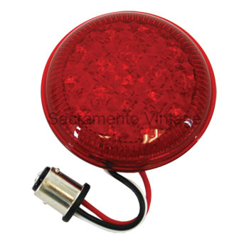 [06127-2-LED] LED TAIL LAMP LENS  1937 RETRO FIT 12V. RIGHT