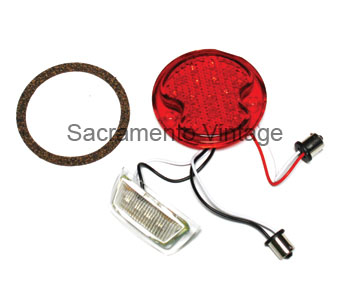 [06125-1-LED] LED TAIL LAMP LENS  RETRO FIT 1932 & 1932-47 PU LEFT 12 V.LED