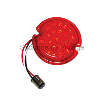 [06126-2-LED] LED TAIL LAMP LENS  RETRO FIT 1933-36 & 1946-52 PU RIGHT 12V.