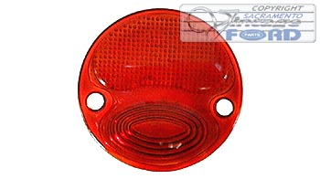 [00726] LENS FOR DRUM STYLE TAIL LAMP- red 1928
