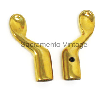 [03781-8] LEVER EXTENSIONS- BRASS 1916-27 FOR SPARK AND THROTTLE LEVERS