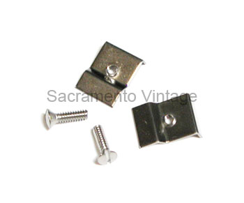 [06136-1] LICENSE LENS CLIPS/SCREWS- 33-37 & 46-48
