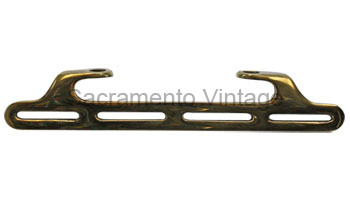 [03969] LICENSE PLATE BRACKET- FRONT 1909-19 BRASS FOR DOUBLE U-BOLTS