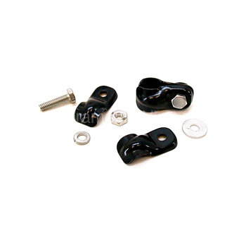 [00738-2] LICENSE PLATE CLAMPS- black SHOW 1928-29