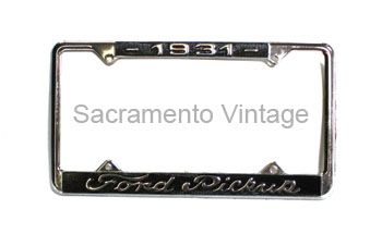 [LP1931PU] LICENSE PLATE FRAME- 1931 PICKUP