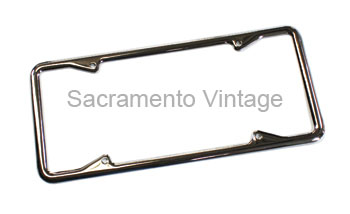 [00739] LICENSE PLATE FRAME- early square corner style 14" x 6"
