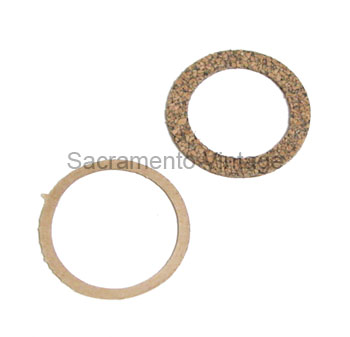 [06135-3] LICENSE PLATE LENS GASKET 1940