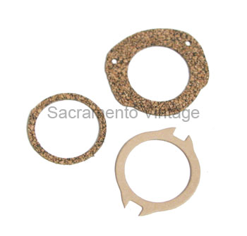 [06135-4] LICENSE PLATE LENS GASKET 1941-48