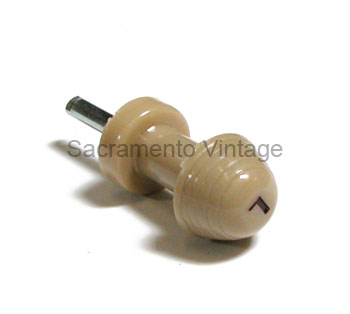 [05954-98] LIGHT SWITCH KNOB (tan) pickup 1940