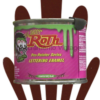 [02659-216] LIL DADDY ENAMEL- BROWN- SMOKIN SHUTDOWN 4OZ Pro Painter Series