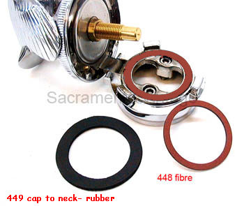 [00448] LOCKING CAP INNER GASKET -UPPER (red) fiber