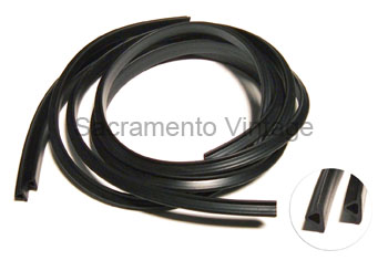[06346-2] LOWER DOOR SEAL-PASSENGER ALL 1941-48 SET OF 2 LENGTHS