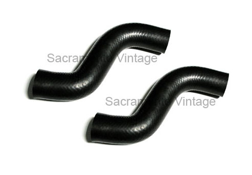 [05735-3] LOWER RADIATOR HOSES (2)- PLAIN 1939 DLX & 1940-41