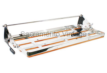 [01239-1] LUGGAGE RACK- chrome & wood 1928-31