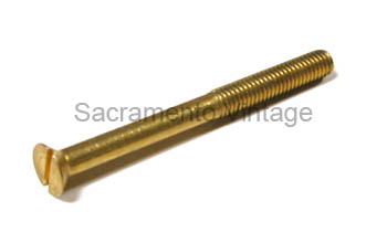 [03452] MAGNETO CLAMPING SCREW-  FOR REPRODUCTION RING GEAR  1/4-24 THREAD / BRASS 1911-27