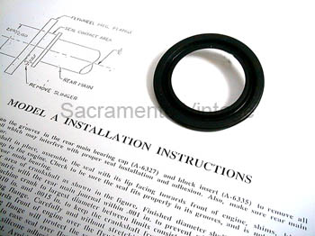 [00249-4] MAIN BEARING SEAL- 1928-31 NITRILE - MACHINE WORK REQUIRED