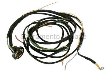 [00676] MAIN LIGHT HARNESS- 1-BULB HEADLAMP W/ COWL LAMPS 1930-31