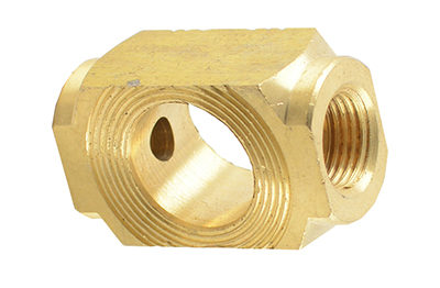 [05247] MASTER CYLINDER FITTING- 2 PORT 1939-48 PASSENGER PORT EACH END