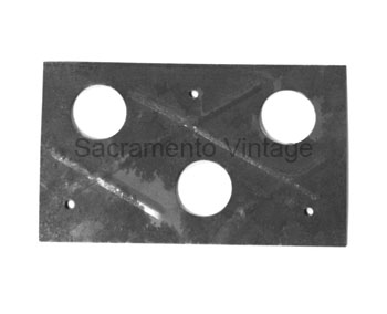 [06412-7] METAL PLATE AROUND PEDALS 1935-36