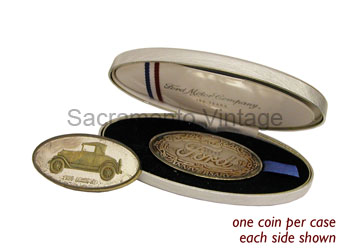 [09651-5] MODEL A MEDALLION 1928: GOLD SELECT FORD 100 YEAR COIN