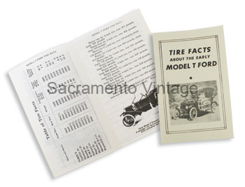 [09054] MODEL T FORD TIRE FACTS- 14 PAGES