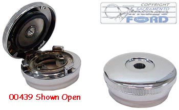 [00439] MOTOMETER CAP ONLY- chrome 1930-31