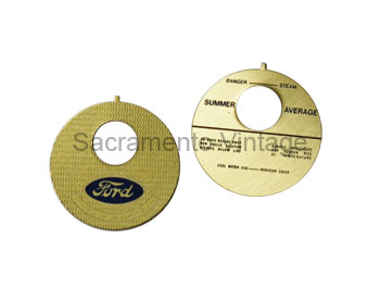 [00435-1] MOTOMETER FACE PLATES Ford Oval 1928-31