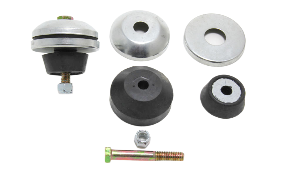 [12094] MOTOR MOUNT PAD SET WITH COVERS- (set of 2) Hot Rod Style