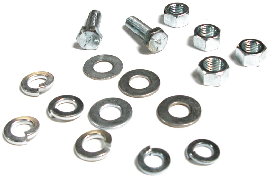 [08153] MOUNTING KIT hood rods plain 1953-56