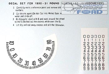 [00576-3] NORTHEAST DECAL SET - ROUND 1930-31