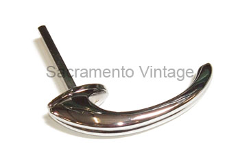 [06390-21] OUTSIDE DOOR HANDLE- CHROME PASSESENGER DELUXE 1938