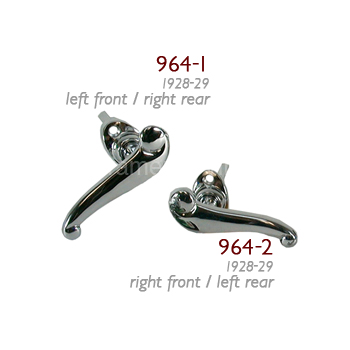 [00964-1] O/S HANDLE- LEFT FRONT/RT REAR 1928-29