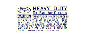 [09350] OIL BATH DECAL 1948-51