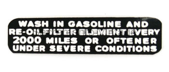 [05519] OIL FILLER CAP DECAL 1935-36